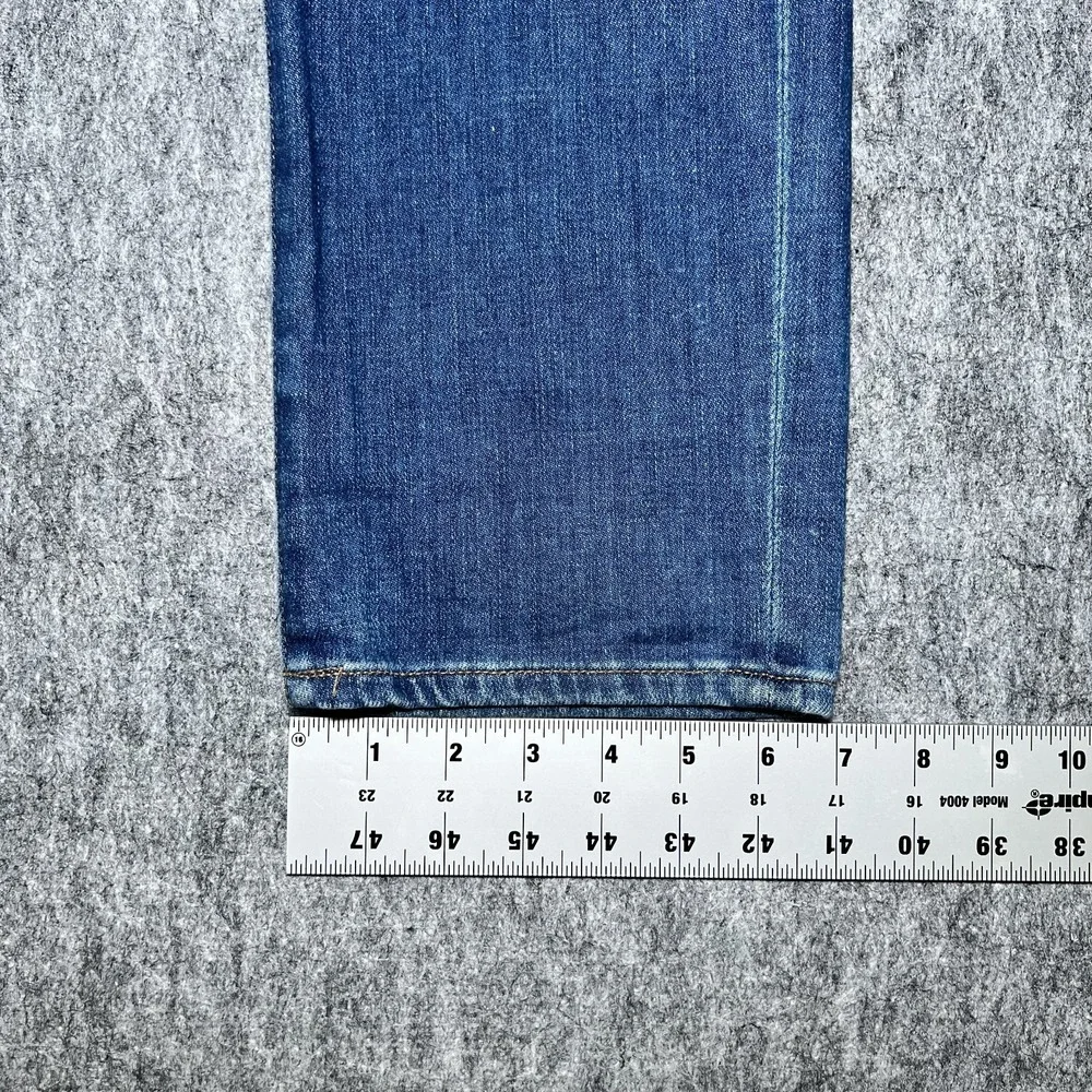 7 For All Mankind Jeans Men 32x33 Blue Adrien Series 7 Med Wash Denim Straight